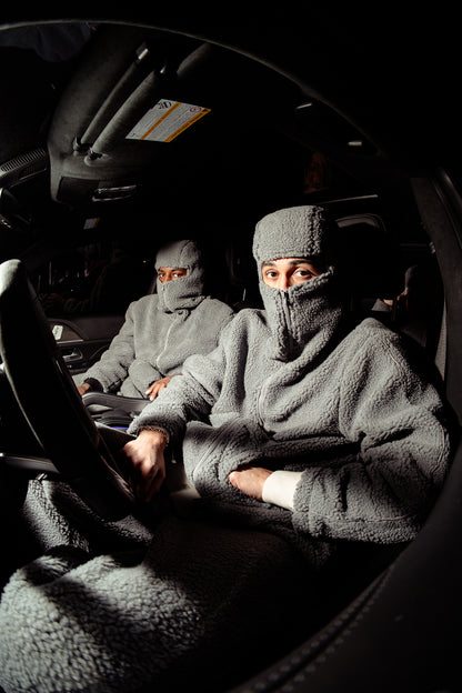 WOLF GREY FLEECE SET